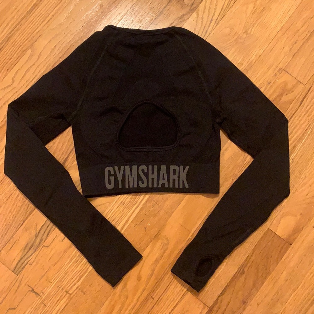 Gymshark crop top with cutout